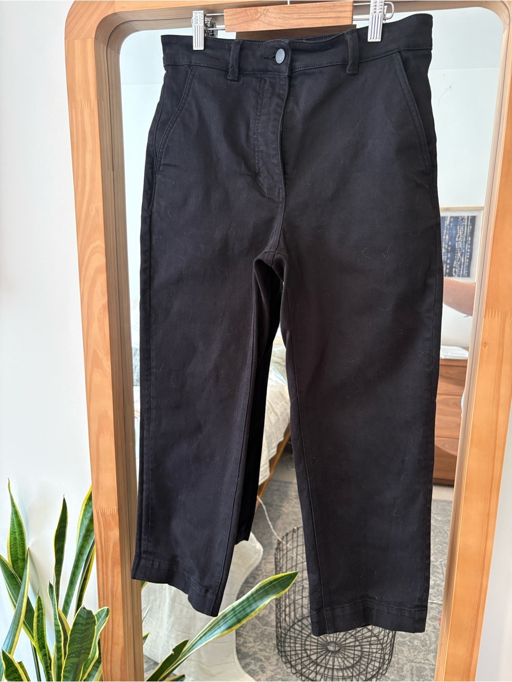 Everlane Black Mid-Rise Pants